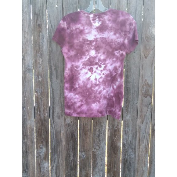 Classic Crew Tie Dye Hot Pink/White Large T-shirt Everything Will Be Fine Logo - Picture 4 of 6